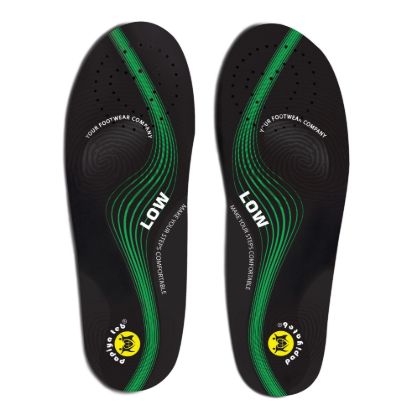 تصویر کفی طبی برای پاهای صاف ( قوس کوتاه )