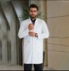 تصویر روپوش سفید مردانه مدل(figs)قد (۹۵-۱۰۰)سانت
